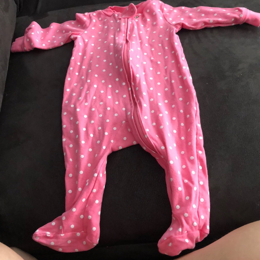 Carters polka dot 2 ways sleeper